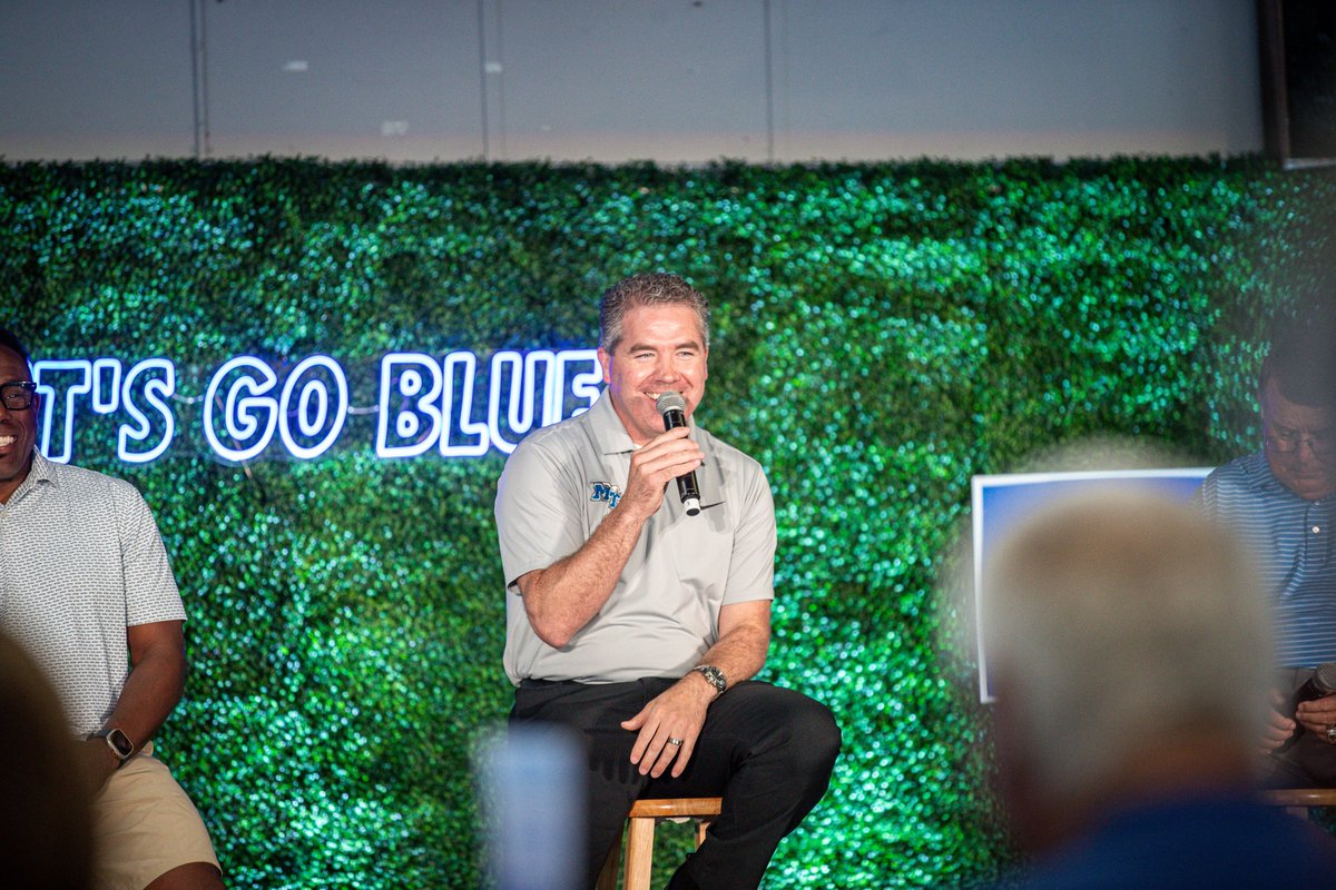 MTCoachNick's tweet image. Always a good time hanging out with Blue Raider fans across the mid-state. Thanks to everyone who came out - we're looking forward to a great athletic year 👀