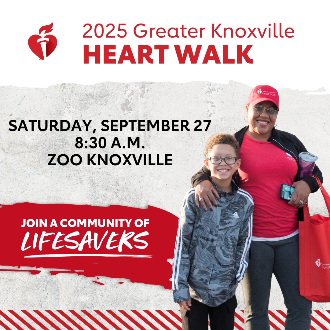 Smiles this big are made possible by volunteers like you!

The 2025 Greater Knoxville Heart Walk is THREE MONTHS from today! That's plenty of time to get your walking shoes ready for a great morning for a cause at Zoo Knoxville. Sign up at spr.ly/60194gQLh!