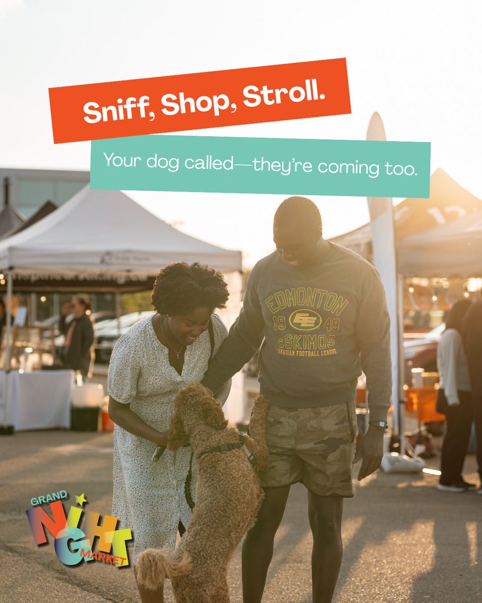 It’s happening tonight! Join us on Happy Beer Street (78 Ave between 99 &amp; 100 St) from 5–10 PM for live tunes, tasty eats, local vendors, and summer night vibes. 🎶🌙

#YEGNightMarket #GrandNightMarket #SupportLocalYEG #ExploreEdmonton #EdmontonEvents #LiveMusicYEG