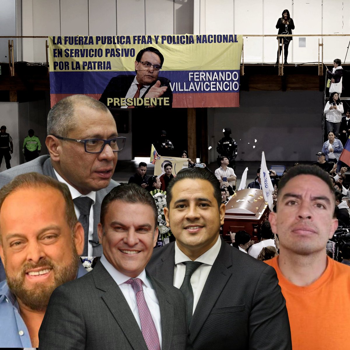 📍Daniel Salcedo declararó sobre el magnicidio de Fernando Villavicencio detrás de una cámara de Gesell. 

José Serrano, Salcedo, Jorge Glas , Jordan, Aleaga son mencionados en un testimonio del exabogado Lenin Vimos.