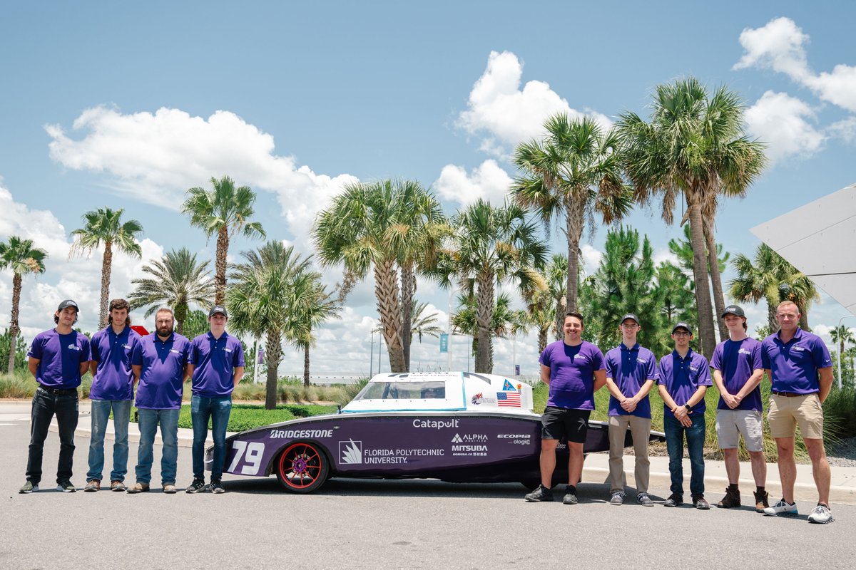 FLPolyU's tweet image. Phoenix Racing returns to the national stage with a brand-new solar car and big goals! Next week, the #FLPoly team will compete in the 2025 Formula Sun Grand Prix in Kentucky. Let’s go, Phoenixes! 🏁
floridapoly.edu/news/articles/…