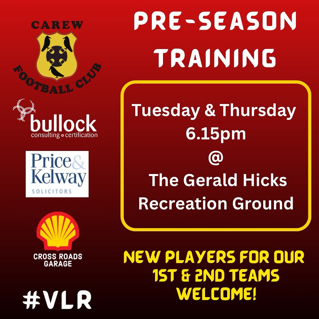 Pre-season continues next week! ⚽️⚽️ #VLR