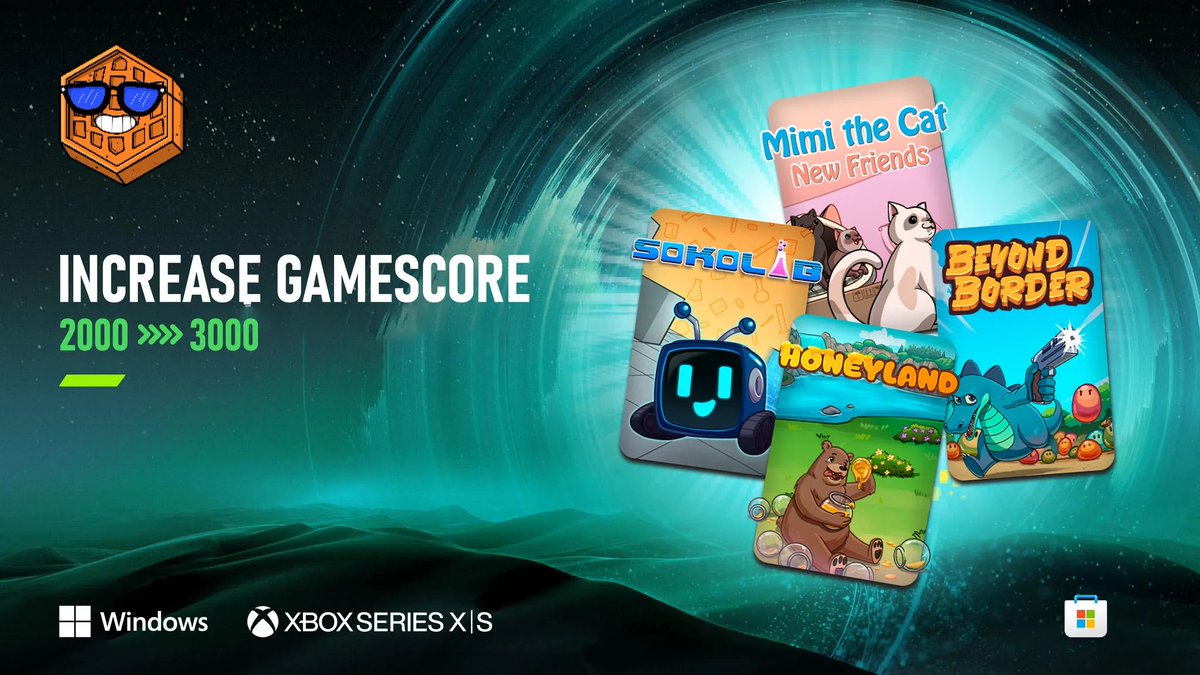 Let's go for more achievements! ✨
Four more Afil Games titles just got bumped up to 3000G on Xbox and Microsoft Store!

Now you can earn extra points on:
🏆 Beyond Border
🏆 Honeyland
🏆 Mimi the Cat: New Friends
🏆 Sokolab

If you're an achievement hunter, get ready to face