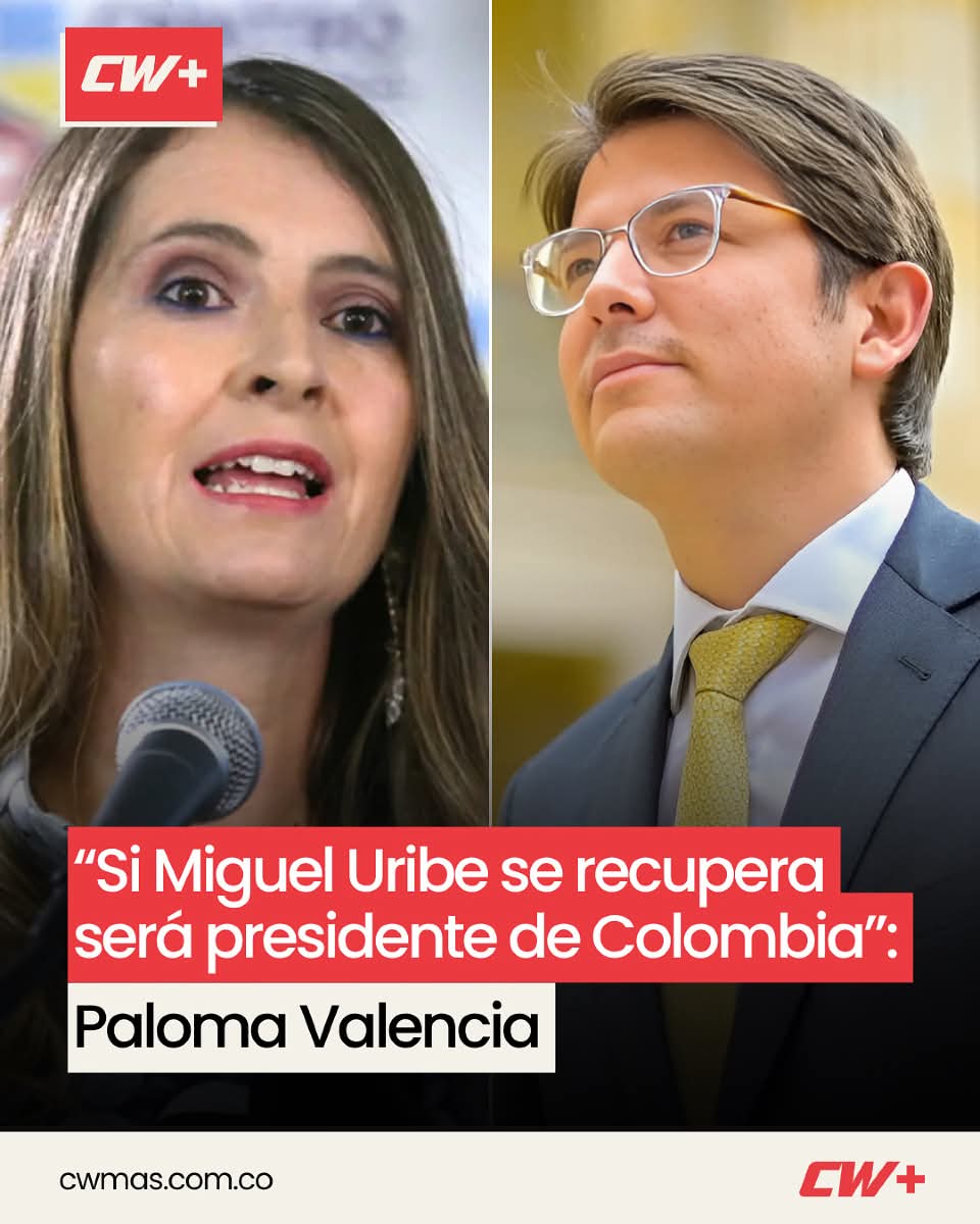 La senadora <a href="/PalomaValenciaL/">Paloma Valencia L</a> afirmó q si <a href="/MiguelUribeT/">Miguel Uribe</a> logra recuperarse dl atentado q sufrió el pasado 7 d junio, se convertiría en el próximo Presidente d Colombia. En ese escenario aseguró q abandonaría su precandidatura como un gesto d respaldo y solidaridad.
