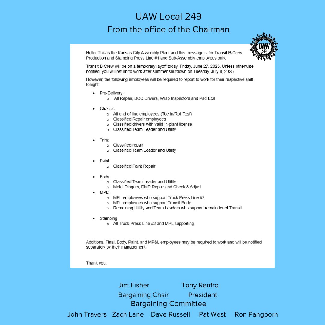 UAW Local 249 tweet media