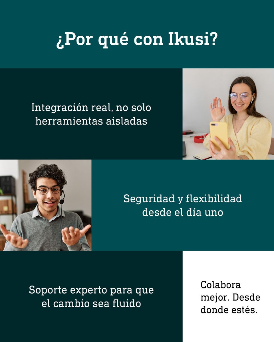 ¿La colaboración te hace perder tiempo o te impulsa?

☁️💼 Revisa nuestras soluciones  y mejora tu operación.
bit.ly/3FHYIaW

#Ikusi #cloud #manageditservices
Fuente: The Knowledge Academy