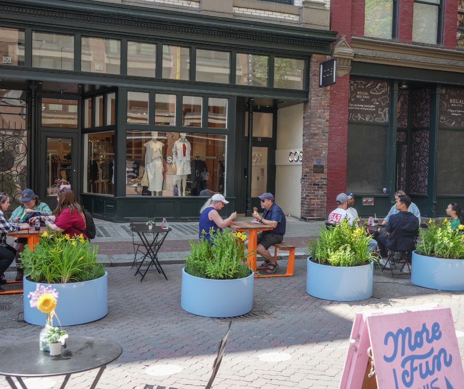 ✨ Come on down to Gastown this Sunday to experience the Water Street Pedestrian Zone and everything it has to offer.

From live music to dance performances, craft cafes to incredible patios and shops, there’s something for everyone!  

More info: bit.ly/45RK0IY