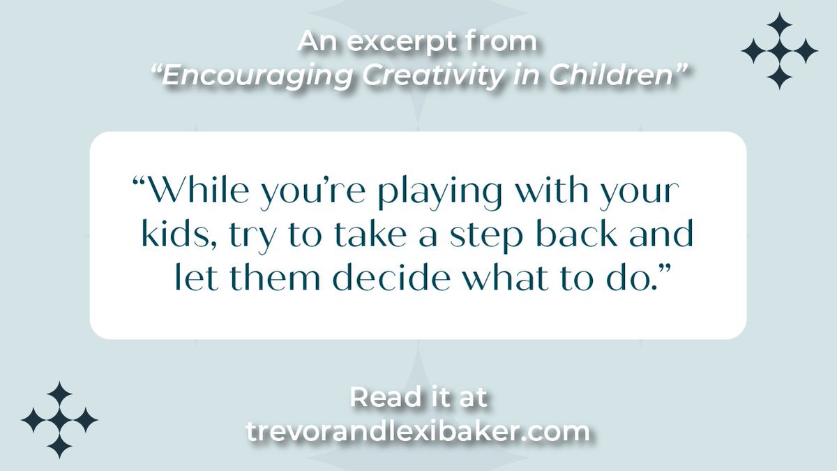 TandLBaker's tweet photo. Encouraging creativity in children only helps them grow and learn! Head to our blog to learn more. https://t.co/lCZ6PHnrik
