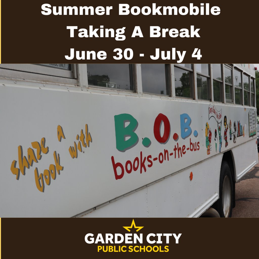 The USD 457 Summer programs will take a break June 30th - July 4th. The programs will be back on their schedule on July 7th. gckschools.com/article/2237190