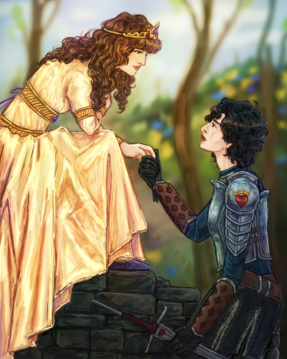 zombieby3rs's tweet image. Princess Willow and her Dame Michelle #lesbyler