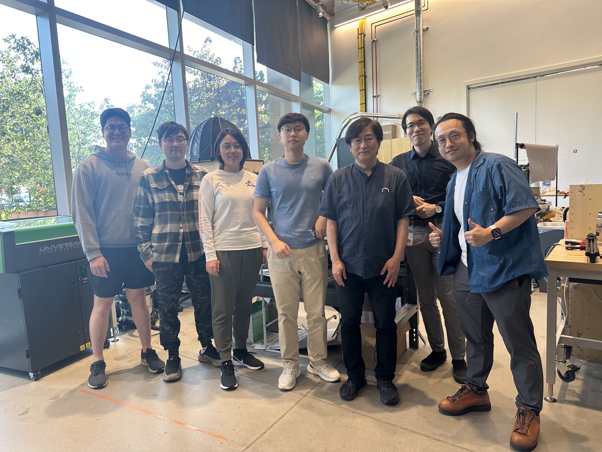 Huaishu Peng (@huaishup) on Twitter photo Thrilled to have Prof. Rekimoto (<a href="/rkmt/">Jun Rekimoto: 暦本純一</a>) visit UMD and our lab this week! Thought-provoking talk on Human-AI Integration and huge thanks to <a href="/umd_emd/">Jun Nishida</a> for making it happen;) Thrilled to have Prof. Rekimoto (<a href="/rkmt/">Jun Rekimoto: 暦本純一</a>) visit UMD and our lab this week! Thought-provoking talk on Human-AI Integration and huge thanks to <a href="/umd_emd/">Jun Nishida</a> for making it happen;)