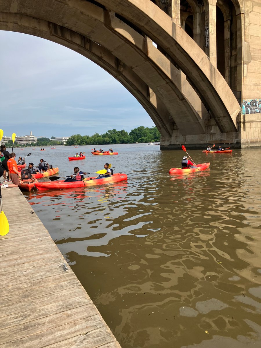 Thanks to <a href="/SoulTrakOutdoor/">SoulTrak</a> and <a href="/GOODProjectsDC/">GOODProjects</a>, our DCHA youth were able to have an unforgettable kayaking experience on the Potomac River. This kayaking trip was more than just a day on the water—it was about confidence, community, and connection to the outdoors.