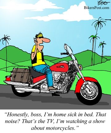 ridinghighhd's tweet image. Happy Friday!
#MotorcycleHumor #RiderCommunity #BikerCartoon #TwoWheels #FridayLaughs
