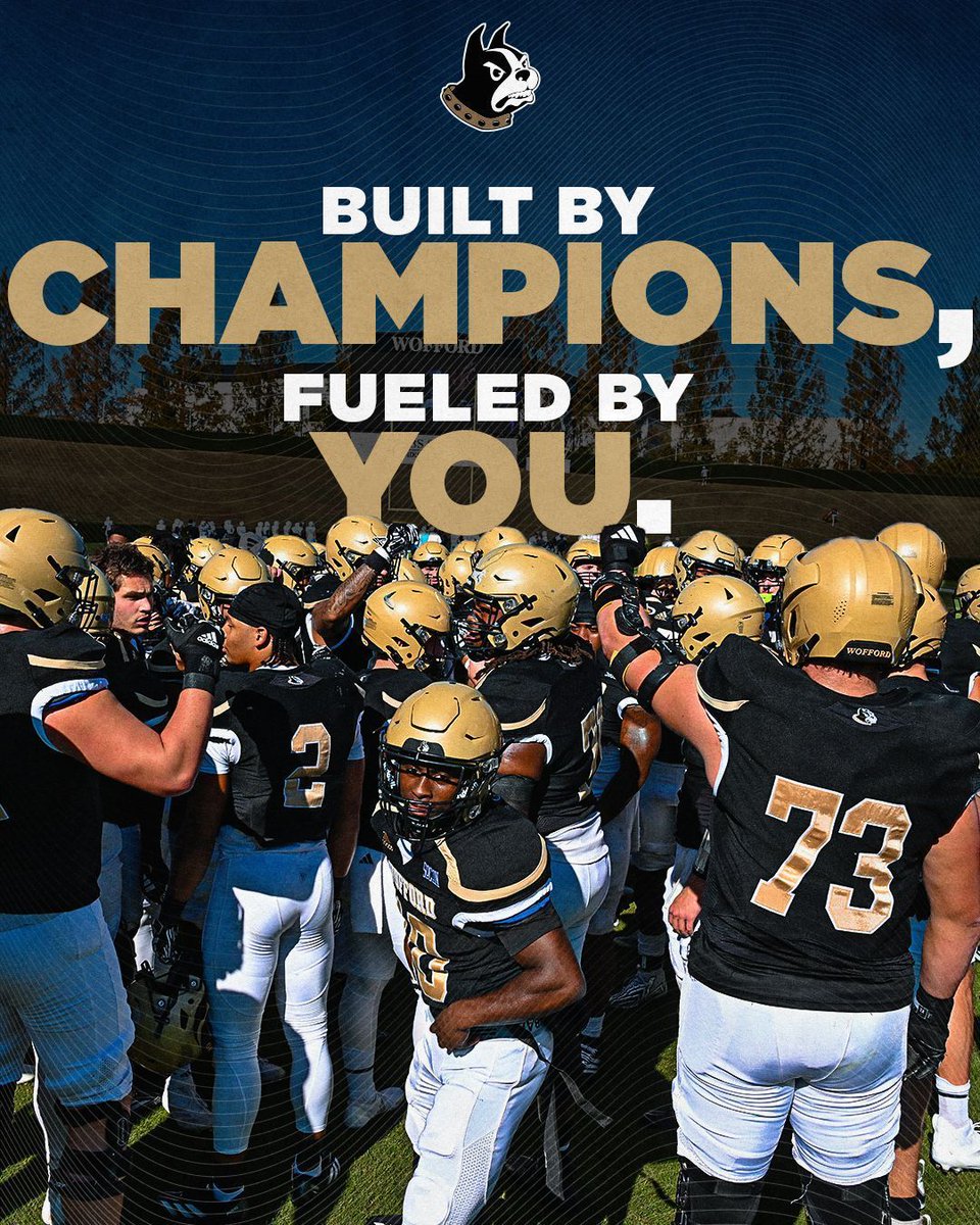 Wofford Terrier Club (@w_terrierclub) on Twitter photo Help us power the moments that matter most — from Friday night team meals to player-led experiences and recovery support.
Shape the next generation of Terriers by donating at the link in our bio.
#WTerrierClub | <a href="/Wofford_FB/">Wofford Football</a> | #FueltheFuture Help us power the moments that matter most — from Friday night team meals to player-led experiences and recovery support.
Shape the next generation of Terriers by donating at the link in our bio.
#WTerrierClub | <a href="/Wofford_FB/">Wofford Football</a> | #FueltheFuture