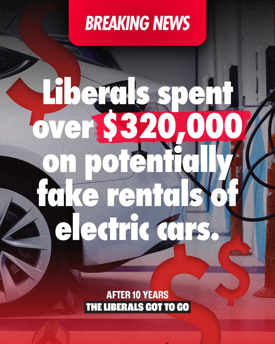 BREAKING: Information released this week by the Auditor General shows the Liberals spent over $320,000 on potentially fake rentals of electric cars.

There are no records to show that travel nurses used the electric vehicles, OR that these vehicles were even rented in