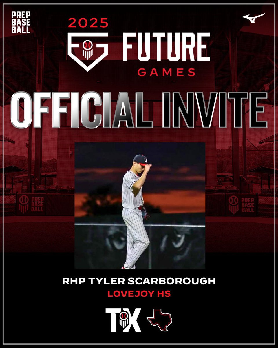 Thank you <a href="/PrepBaseball_TX/">Prep Baseball Texas</a>! I’m very excited and grateful for the opportunity! <a href="/LovejoyBaseball/">Lovejoy High School Baseball</a> <a href="/DulinsTX/">Dulins Dodgers (TX)</a>