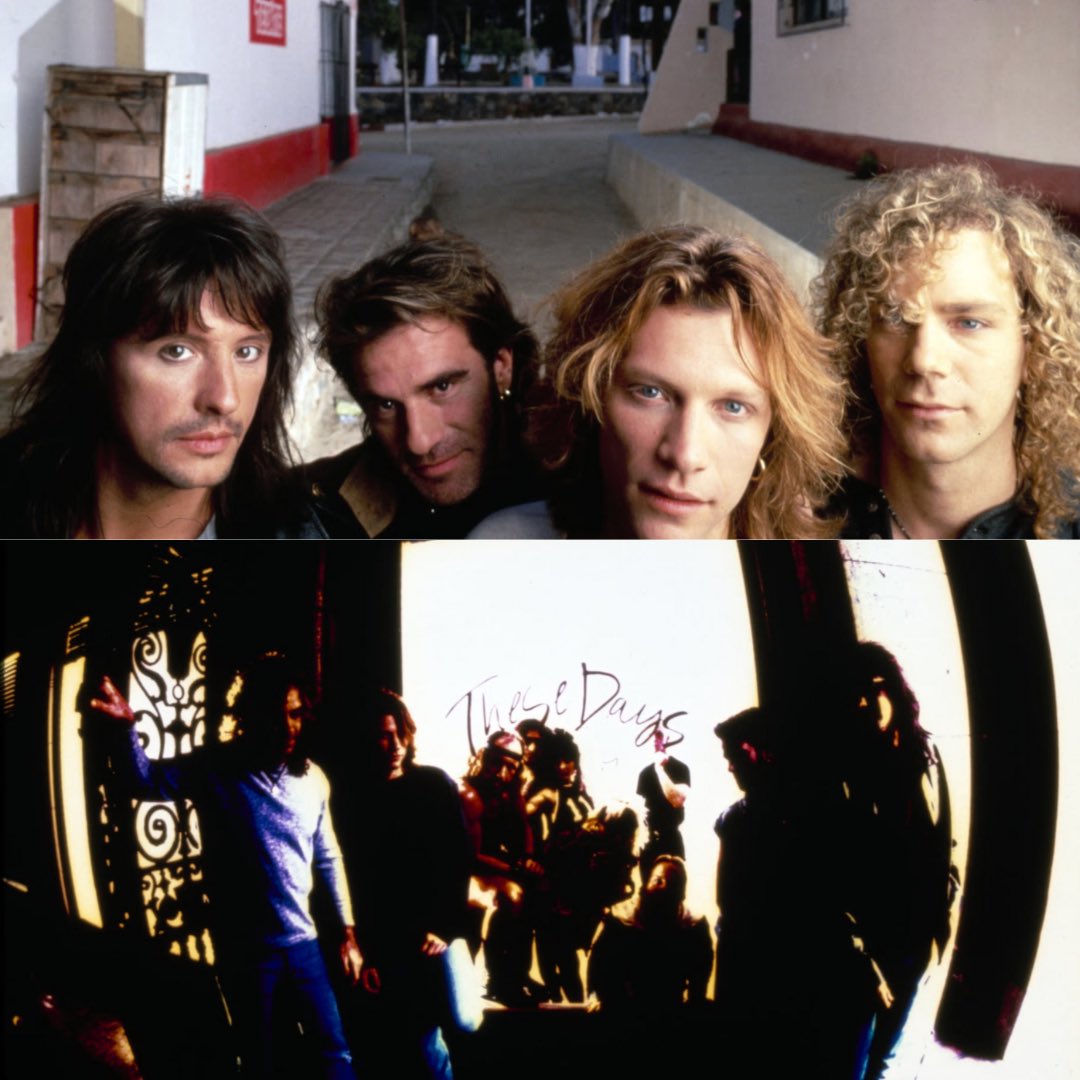 BonJovi's tweet image. Celebrating 30 years of These Days 🤘 With anniversary tee live now only on shop.bonjovi.com