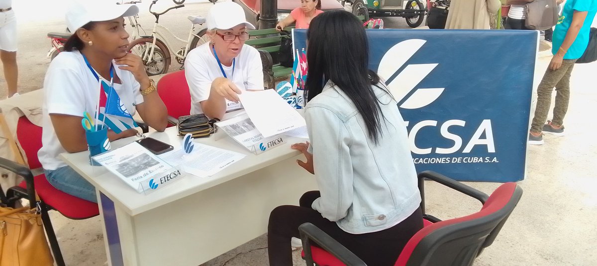 La semana ha sido intensa en <a href="/ETECSA_Cuba/">ETECSA</a> #CiegoDeÁvila: Comerciales afinando el plan sectorial, Operaciones en la reposición de baterías, Forum de Ciencia y Técnica, Festival de artistas aficionados, Feria de empleo; intensa y fructífera.
Nuestro #LatirAvileño por un #CiegoEn26.