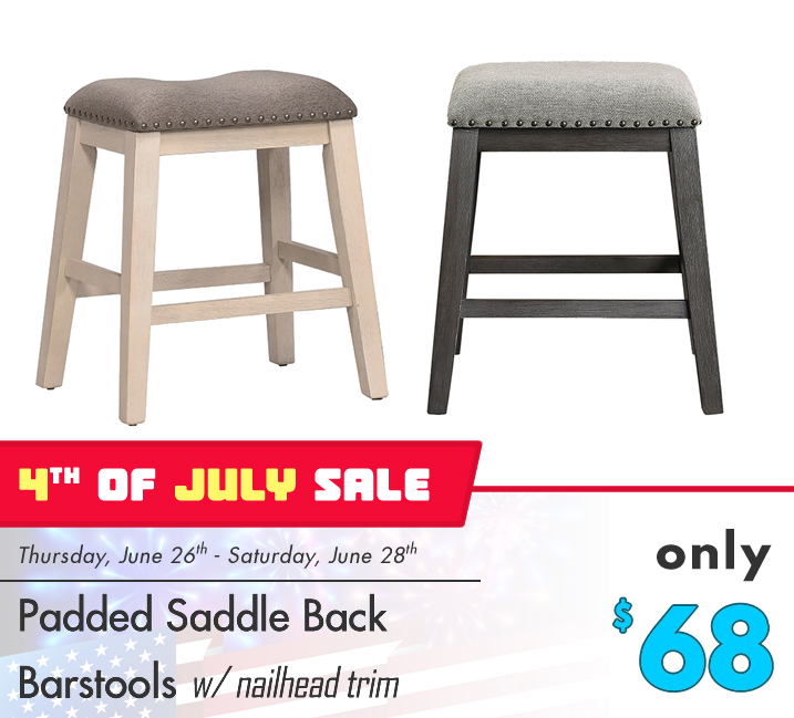 FurnitureOdell's tweet image. 🪑 Homelegance© Padded Saddle Back Barstools (w/ nailhead trim). 

🏷️ On sale this weekend for only $68. 

🎨 Colors may vary by location.

----------------

📅 Sale runs till Saturday, June 28th only till 5pm.

Price only good while supplies last. 

#BarstoolStyle #RusticChic