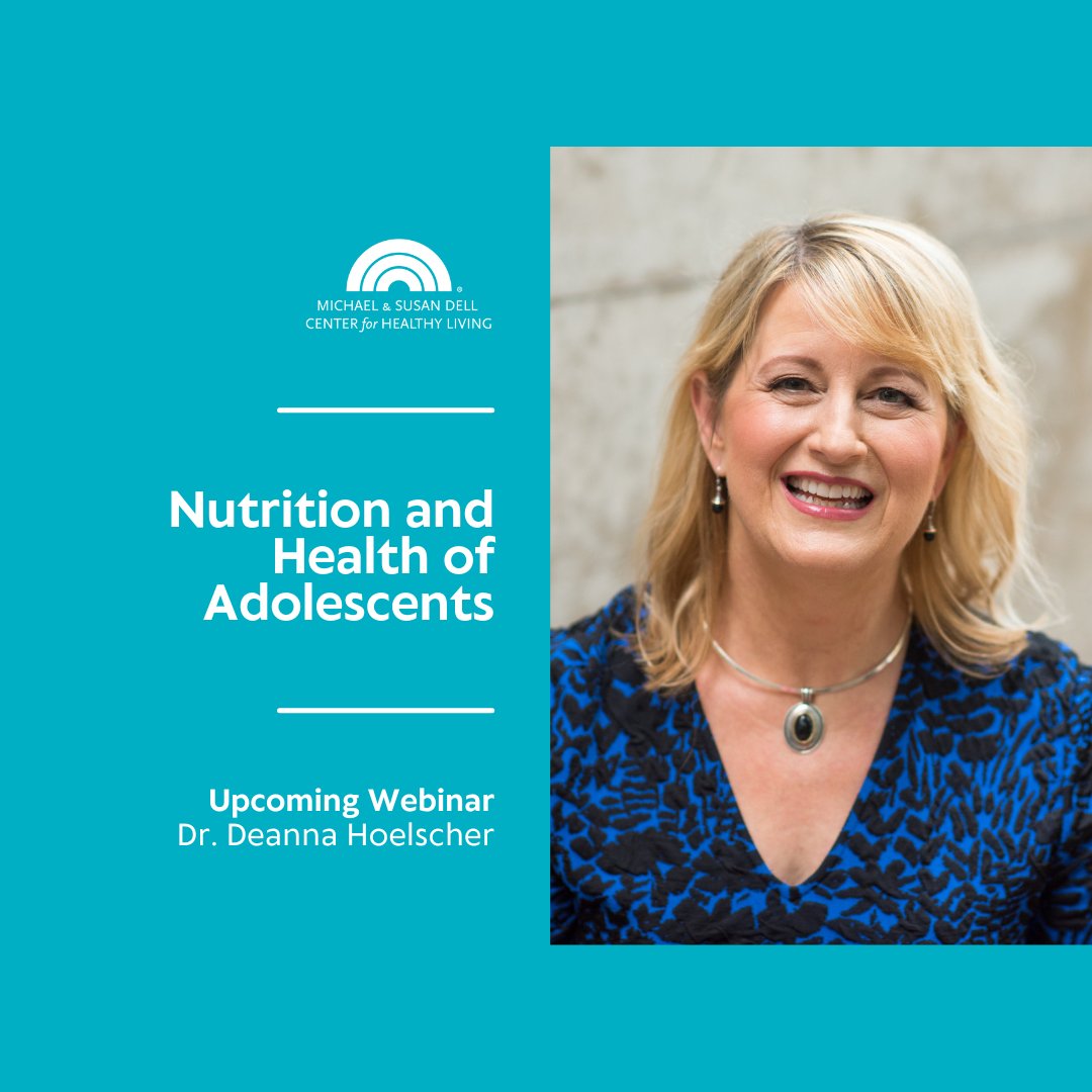 Michael & Susan Dell Center for Healthy Living (@msdcenter) on Twitter photo Join Dr. Deanna Hoelscher on June 30 at 10 AM CT for the kickoff of the American Society for Nutrition's 3-part series on how to navigate the Scientific Report of the 2025 Dietary Guidelines Advisory Committee: bit.ly/3GashCf. Join Dr. Deanna Hoelscher on June 30 at 10 AM CT for the kickoff of the American Society for Nutrition's 3-part series on how to navigate the Scientific Report of the 2025 Dietary Guidelines Advisory Committee: bit.ly/3GashCf.