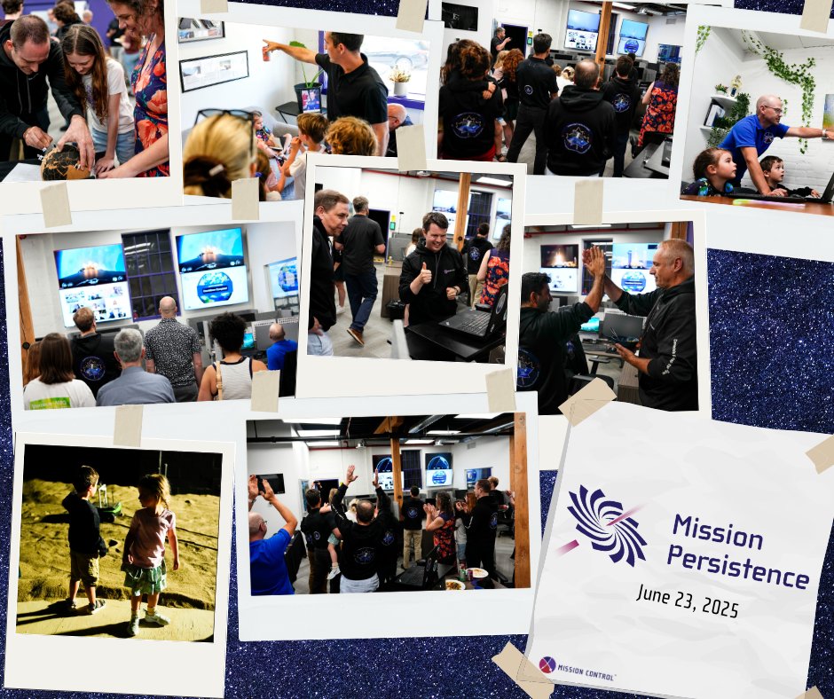 MissionCtrlSS's tweet image. Monday we celebrated the launch of Mission Persistence! Opportunities like these create memories that will last a lifetime. We'll look back & hold a piece of history in our hands, knowing we were part of something special before it became the norm bit.ly/3FmdT9f
