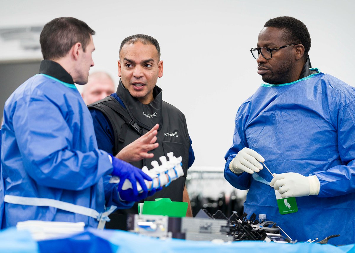 ArthrexSpine's tweet image. Ultra-minimally invasive endoscopic spine surgery is redefining the future of spine care — and Arthrex is leading the way.
Our Level I Endoscopic Approaches to Spine course builds a strong foundation in core concepts and techniques. Now, we’re expanding that journey.
Our expert…