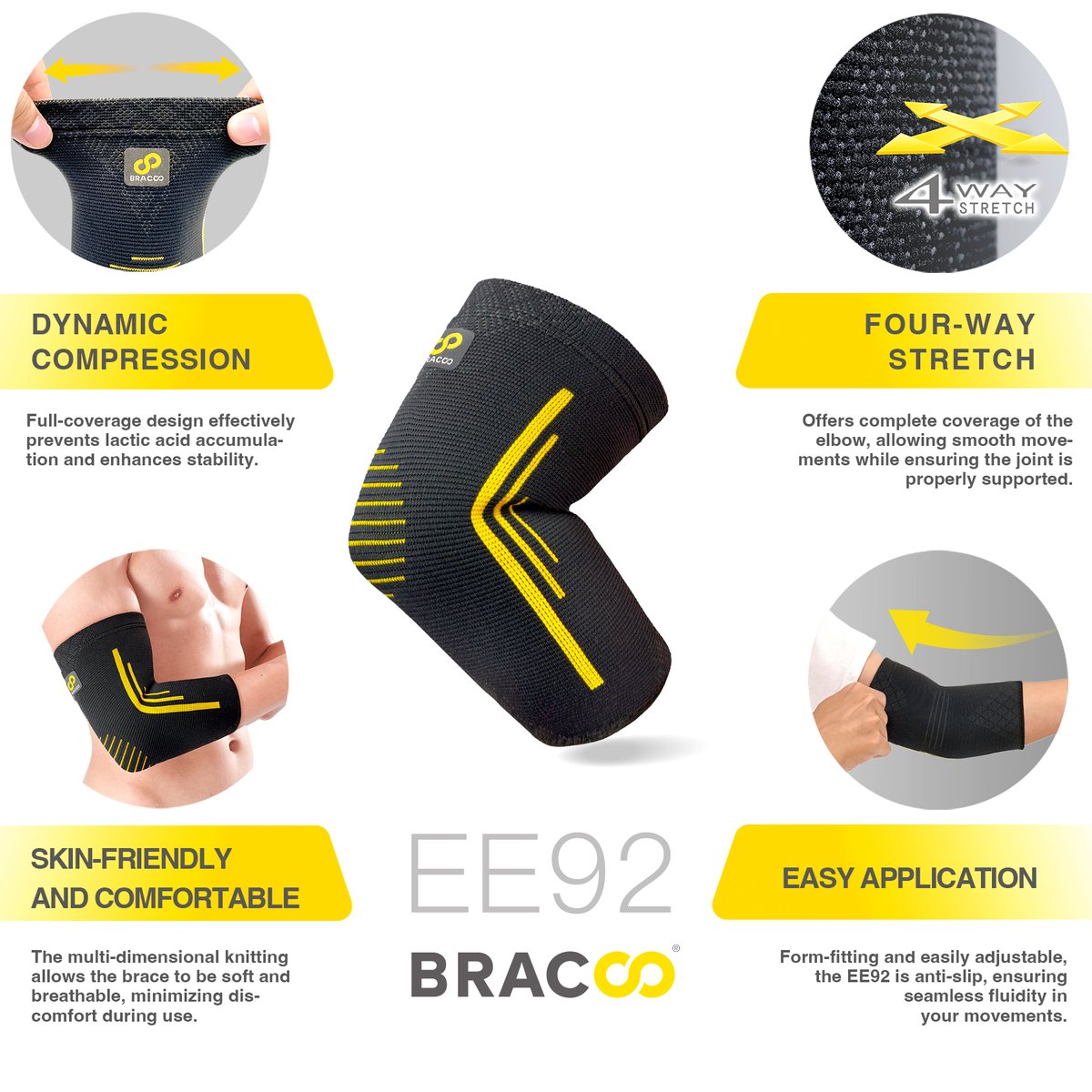 BracooUs's tweet photo. 🌼 Bracoo’s EE92 Elbow Sleeve 🌼
A cutting-edge solution for optimal support and comfort.
Its full-coverage design employs dynamic compression
to effectively prevent lactic acid accumulation,
enhancing overall stability.
#bracoo #supportforlife
#gym #gymrat #bicep #biceps #fit https://t.co/vwl87MPkw8