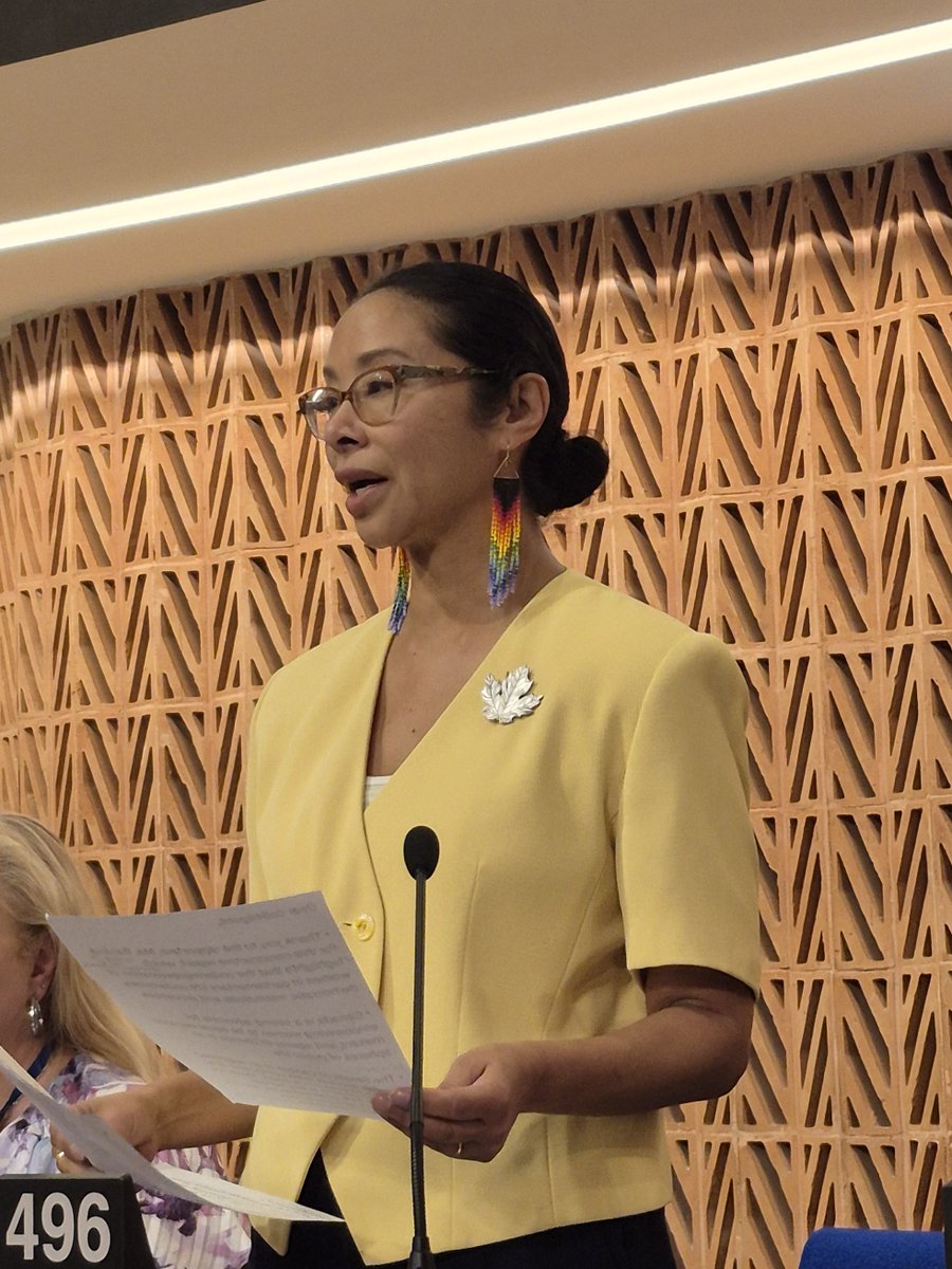 ParlDiplomacy's tweet photo. #CAEU’s @drgigiosler and @SalmaZahid15 informed #PACEsummer2025 of the measures adopted by Parliament to foster gender equality and inclusivity, including flexible maternity arrangements, harassment prevention, and hybrid proceedings https://t.co/IA0gscgJjy