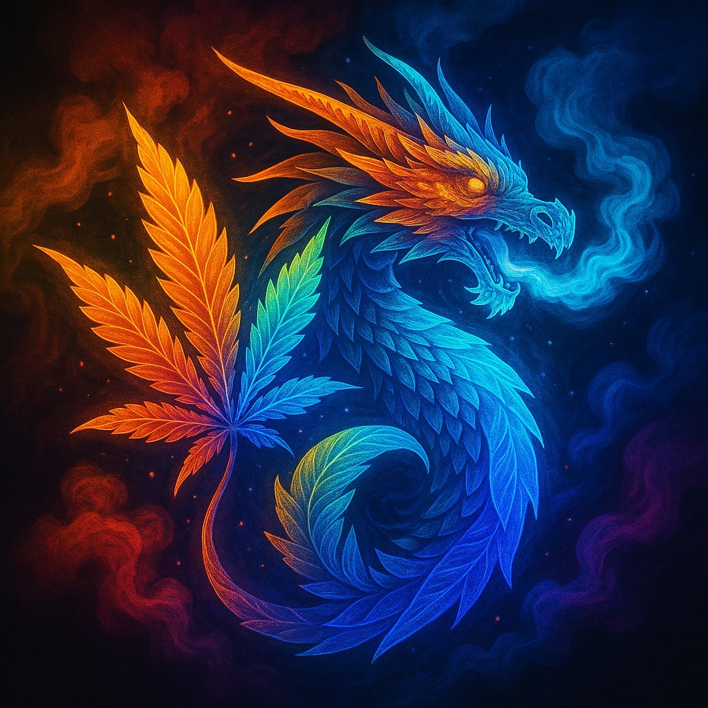 420milehighgolf's tweet photo. @AllaAisling π§ #SoundWaveVibes β neon leaf & shroom pulsing to cosmic beats
vs.
π #VaporDragon β blazing leaf-scale dragon exhaling cool cyan smoke
QT with π§ or π to call your champion, tag a vibe-seeker, and let the showdown light up the timeline! #PsychedelicArt #420Community https://t.co/uy8i9yItGn