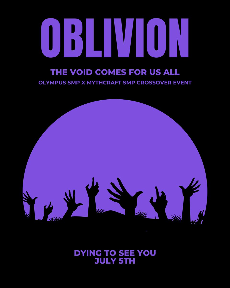 The void has taken over the whole server- wait- TWO SERVERS? Will the players survive what the void has in-store? Who knows but we can’t wait to find out! 

⍙⟒ ⏃⌰⌰ ⊑⍜⌿⟒ ⊬⍜⎍ ⊑⏃⎐⟒ ⎎⎍⋏