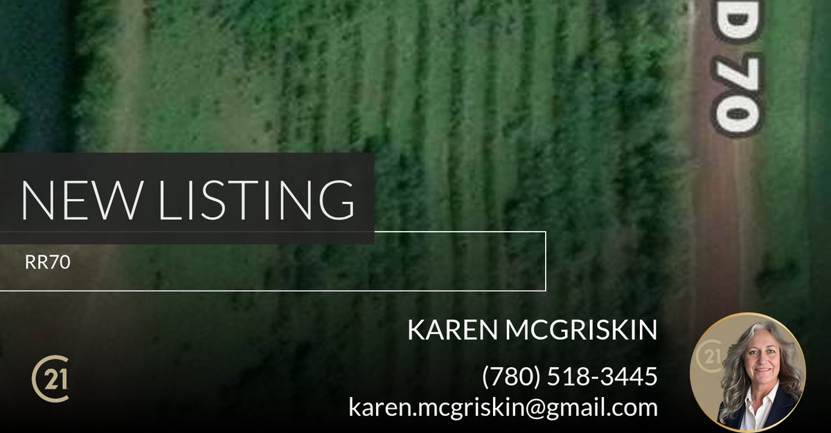McGrisky's tweet photo. .•♫•♬• 𝗡𝗘𝗪 𝗟𝗜𝗦𝗧𝗜𝗡𝗚 •♬•♫•.
Check out this new property that just hit the market priced at $220,000, located at Rr70, Rural Grande Prairie No. 1, County Of, and listed by Katie Good ~ Century 21 Grande Prairie Realty Inc. 
☎️ Cal... https://t.co/B36urhxt4M https://t.co/ddtL9d7gPH