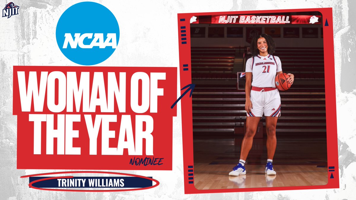 '<a href="/NJITWBB/">NJIT Women’s Basketball</a>  𝑻𝒓𝒊𝒏𝒊𝒕𝒚 𝑾𝒊𝒍𝒍𝒊𝒂𝒎𝒔 Nominated for 2025 <a href="/NCAA/">NCAA</a> Woman of the Year Award ‼️

⚔️2⃣X CSC Academic All-District Selection
⚔️America East All-Academic Team
⚔️America East All-Defensive Team
⚔️America East Woman of the Year Nominee

More: NJITHighlanders.com