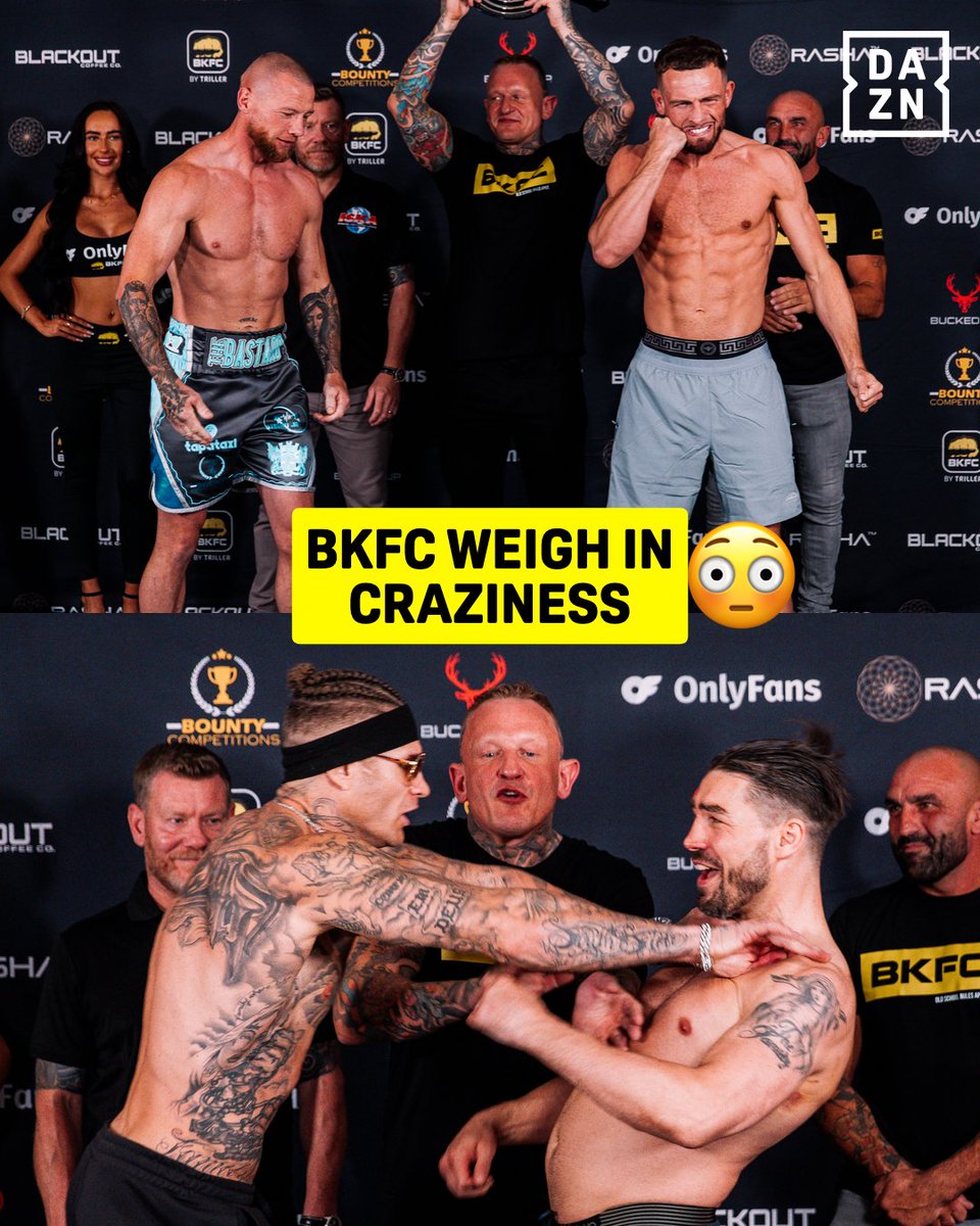 DAZN Sport (@dazn_sport) on Twitter photo The action never stops at <a href="/bareknucklefc/">Bare Knuckle FC</a>! Tune in tomorrow for another crazy night of knuckles.
#BKFC77 | LIVE on DAZN | June 28 The action never stops at <a href="/bareknucklefc/">Bare Knuckle FC</a>! Tune in tomorrow for another crazy night of knuckles.
#BKFC77 | LIVE on DAZN | June 28