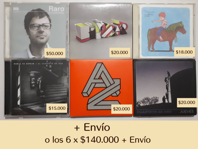 toporfiado's tweet photo. Hola, necesito plata así que estoy vendiendo mis discos del Cuarteto de nos :p (solo Argentina)
Soy de Rosario así que si sos de acá podemos arreglar día y lugar y te lo/s doy en la mano
Cualquier cosa por MD de Twitter o mi discord: rubenrata

+ Info en el hilo ⬇️ https://t.co/Le06FgmAxP