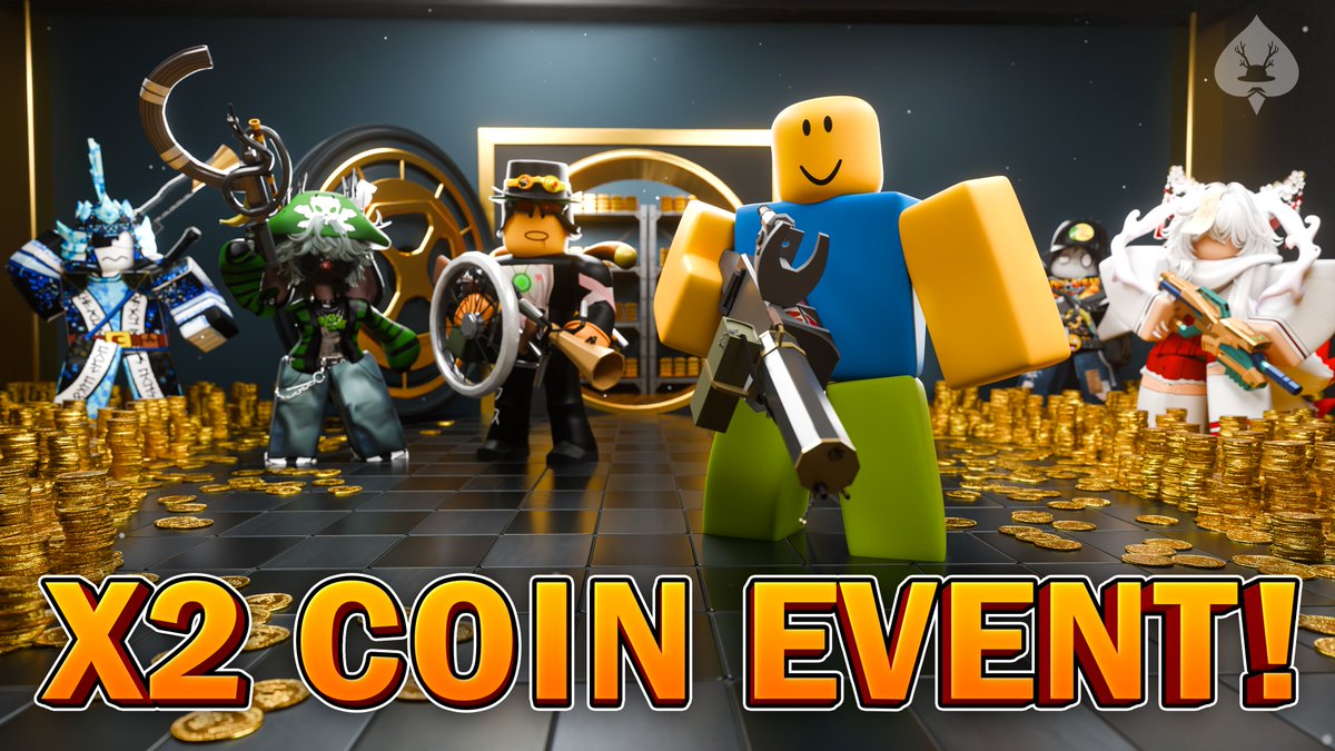 X2 Coin Event Thumbnail made for Weird Gun Game in ROBLOX! 🔫🪙

#Roblox #RobloxDev #RobloxGFX #RobloxArt #B3D