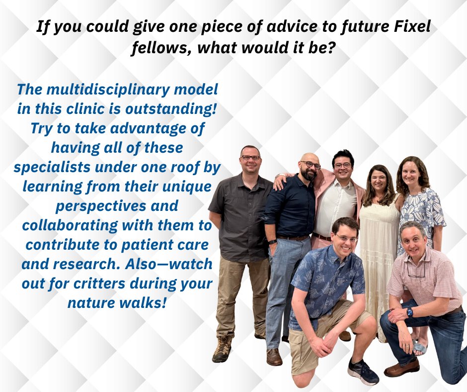 FixelInstitute's tweet image. Dr. Amanda Currie reflects on her favorite Fixel memories 💙
We’re so proud as she takes her next step—joining the Movement Disorders faculty at Vanderbilt! 🎉
Read more in our latest post.
#FixelFellows #MovementDisorders #VanderbiltBound