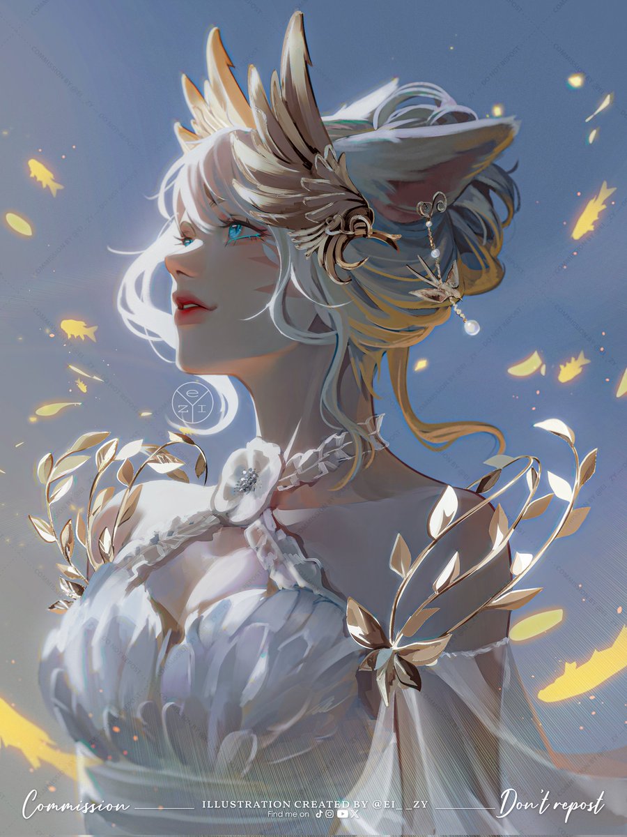 ei__zy's tweet image. Which option looks harmonious?🎇
#oc #digitalart #Commission