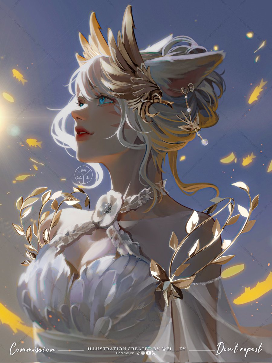 ei__zy's tweet image. Which option looks harmonious?🎇
#oc #digitalart #Commission