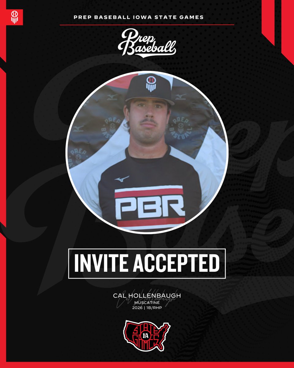 Prep Baseball Iowa (@prepbaseballia) on Twitter photo ๐๐ผ๐๐ฎ ๐ฆ๐๐ฎ๐๐ฒ ๐๐ฎ๐บ๐ฒ๐: ๐๐ฏ๐ท๐ช๐ต๐ฆ ๐๐ค๐ค๐ฆ๐ฑ๐ต๐ฆ๐ฅ โ
Cal Hollenbaugh | <a href="/cal_hollenbaugh/">Cal Hollenbaugh</a>
โน๏ธ 2026, 1B/RHP, Muscatine
๐ค loom.ly/3sP__WQ
Who's Next?! โคต๏ธ
loom.ly/D606Qbo ๐๐ผ๐๐ฎ ๐ฆ๐๐ฎ๐๐ฒ ๐๐ฎ๐บ๐ฒ๐: ๐๐ฏ๐ท๐ช๐ต๐ฆ ๐๐ค๐ค๐ฆ๐ฑ๐ต๐ฆ๐ฅ โ
Cal Hollenbaugh | <a href="/cal_hollenbaugh/">Cal Hollenbaugh</a>
โน๏ธ 2026, 1B/RHP, Muscatine
๐ค loom.ly/3sP__WQ
Who's Next?! โคต๏ธ
loom.ly/D606Qbo
