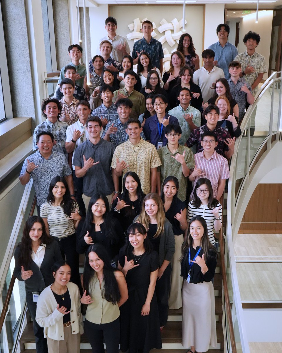 Happy #AlohaFriday from the 2025 intern class!