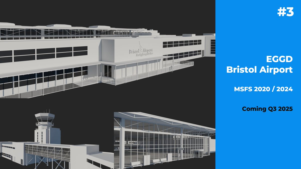 soflysim's tweet image. 𝗕𝗿𝗶𝘀𝘁𝗼𝗹 𝗔𝗶𝗿𝗽𝗼𝗿𝘁 - 𝗢𝗳𝗳𝗶𝗰𝗶𝗮𝗹𝗹𝘆 𝗖𝗼𝗻𝗳𝗶𝗿𝗺𝗲𝗱 𝗯𝘆 𝗦𝗼𝗙𝗹𝘆!

We are coming home. Announced at #FSExpoFriday 2025, we are deep in development of Bristol Airport (EGGD) for MSFS 2020/24. 🛫

Coming Q3 2025!