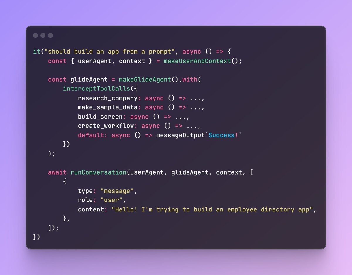 Yo dawg! I heard you like agents, so I made a customer agent that tests your main agent whenever a c