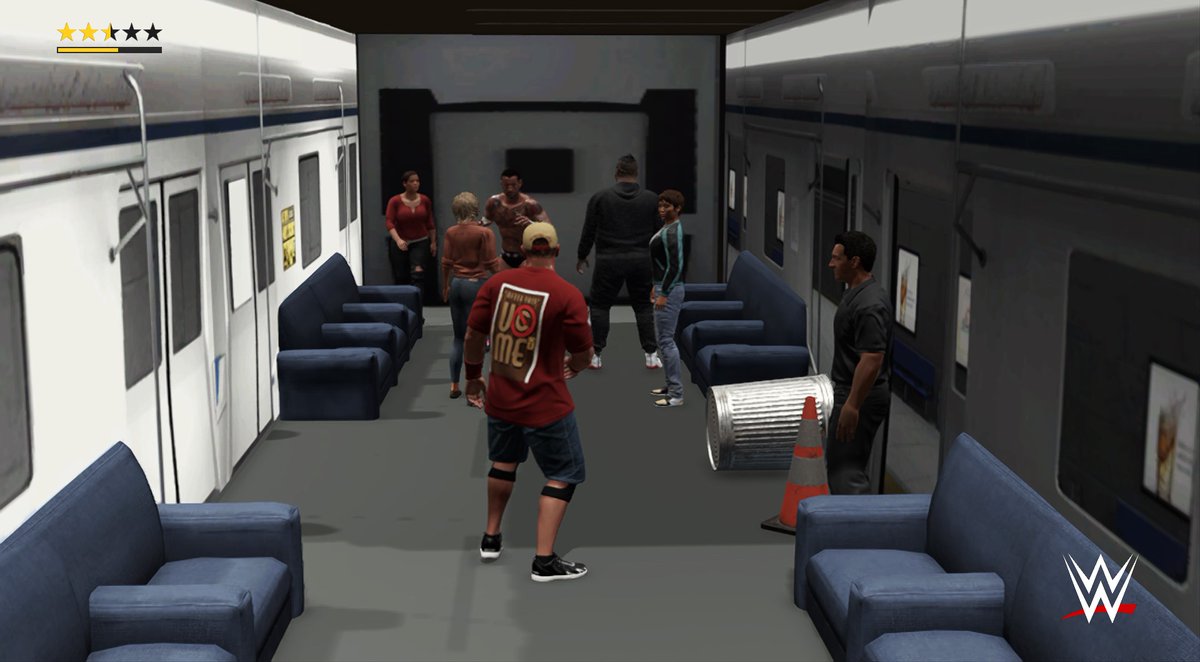 You seen the Subway station, now how about on the Subway? #WWE2K25
