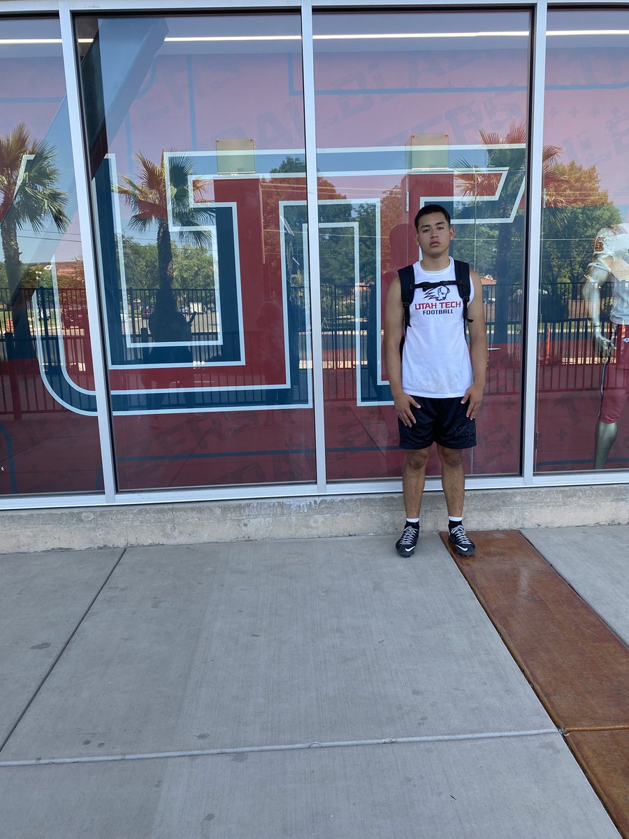 Mr_Ehernandez's tweet image. What a beautiful campus! Had a great time here! The staff was awesome. Weather was great! Thanks @UtahTech_Fball