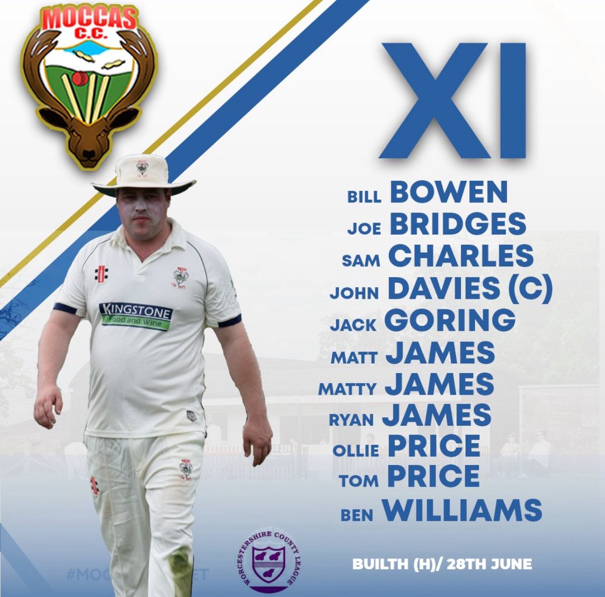 Moccas Cricket Club (@moccascc) on Twitter photo We host <a href="/BuilthCricket/">Builth Wells Cricket Club</a> tomorrow looking to keep the good form going. Some returning faces in what promises to be a good competitive game #moccascricket We host <a href="/BuilthCricket/">Builth Wells Cricket Club</a> tomorrow looking to keep the good form going. Some returning faces in what promises to be a good competitive game #moccascricket