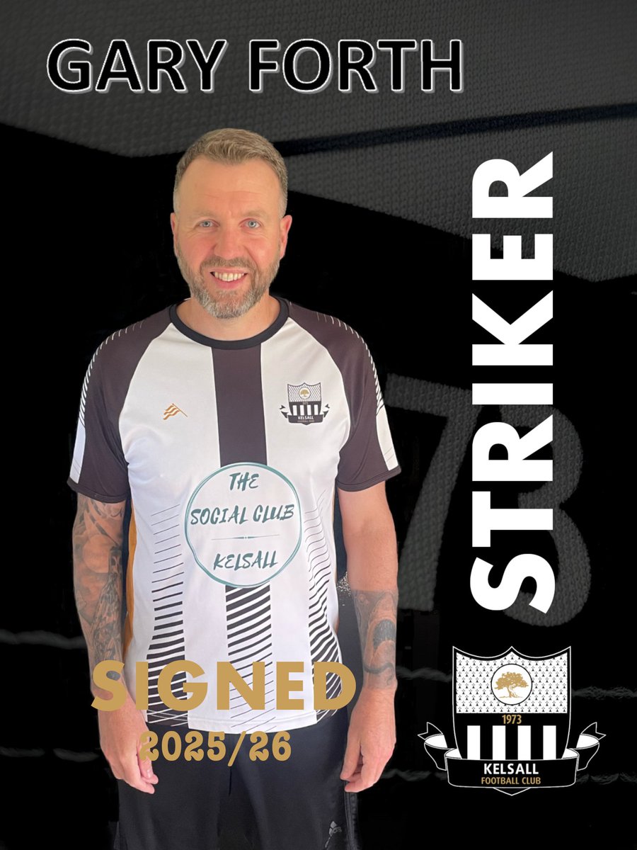We’re delighted to welcome Gary Forth to Kelsall FC 

A player who brings a wealth of experience, composure on the ball, and a winning mentality to the squad.

Gary’s leadership and footballing IQ will be a huge asset both on and off the pitch.

Welcome to the Village, Gary 👊