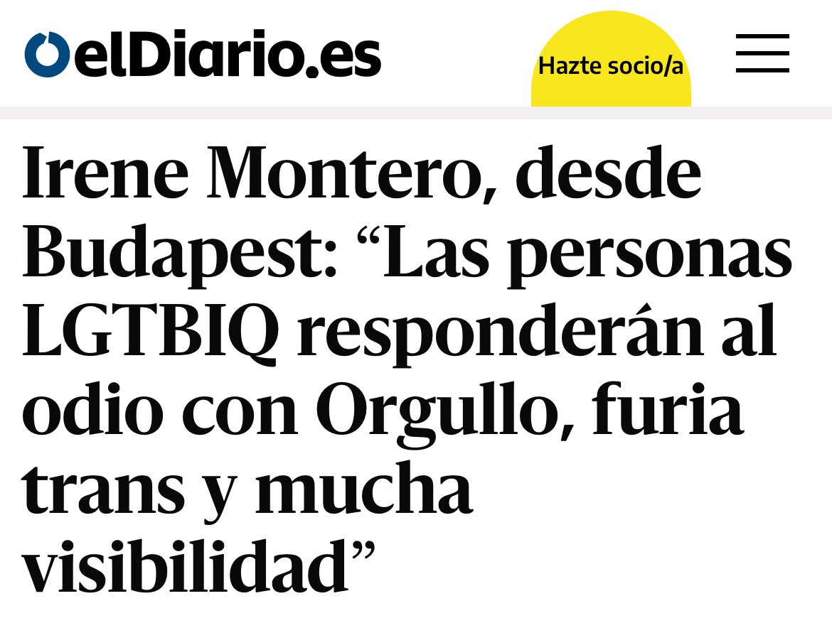 “Lo que pone en peligro a la infancia es el fascismo, el racismo y la homofobia”

eldiario.es/politica/ultim…