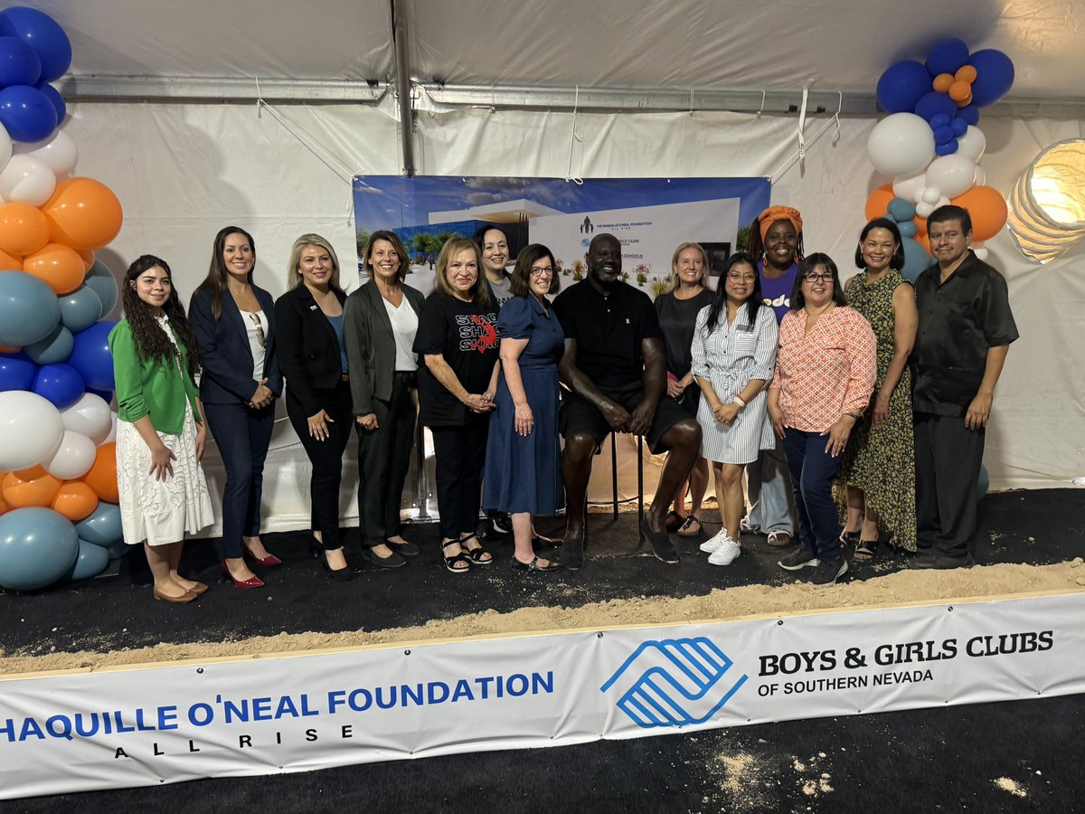 CCSD (@clarkcountysch) on Twitter photo An exciting day for many community organizations as we broke ground on the <a href="/shaqfoundation/">The Shaquille O’Neal Foundation</a> Youth Complex. The facility will provide after-school programming and support for students near Lake Mead and Lamb boulevards.
The project is being supported by <a href="/CCSD_Trustees/">CCSD Trustees</a> along with An exciting day for many community organizations as we broke ground on the <a href="/shaqfoundation/">The Shaquille O’Neal Foundation</a> Youth Complex. The facility will provide after-school programming and support for students near Lake Mead and Lamb boulevards.
The project is being supported by <a href="/CCSD_Trustees/">CCSD Trustees</a> along with