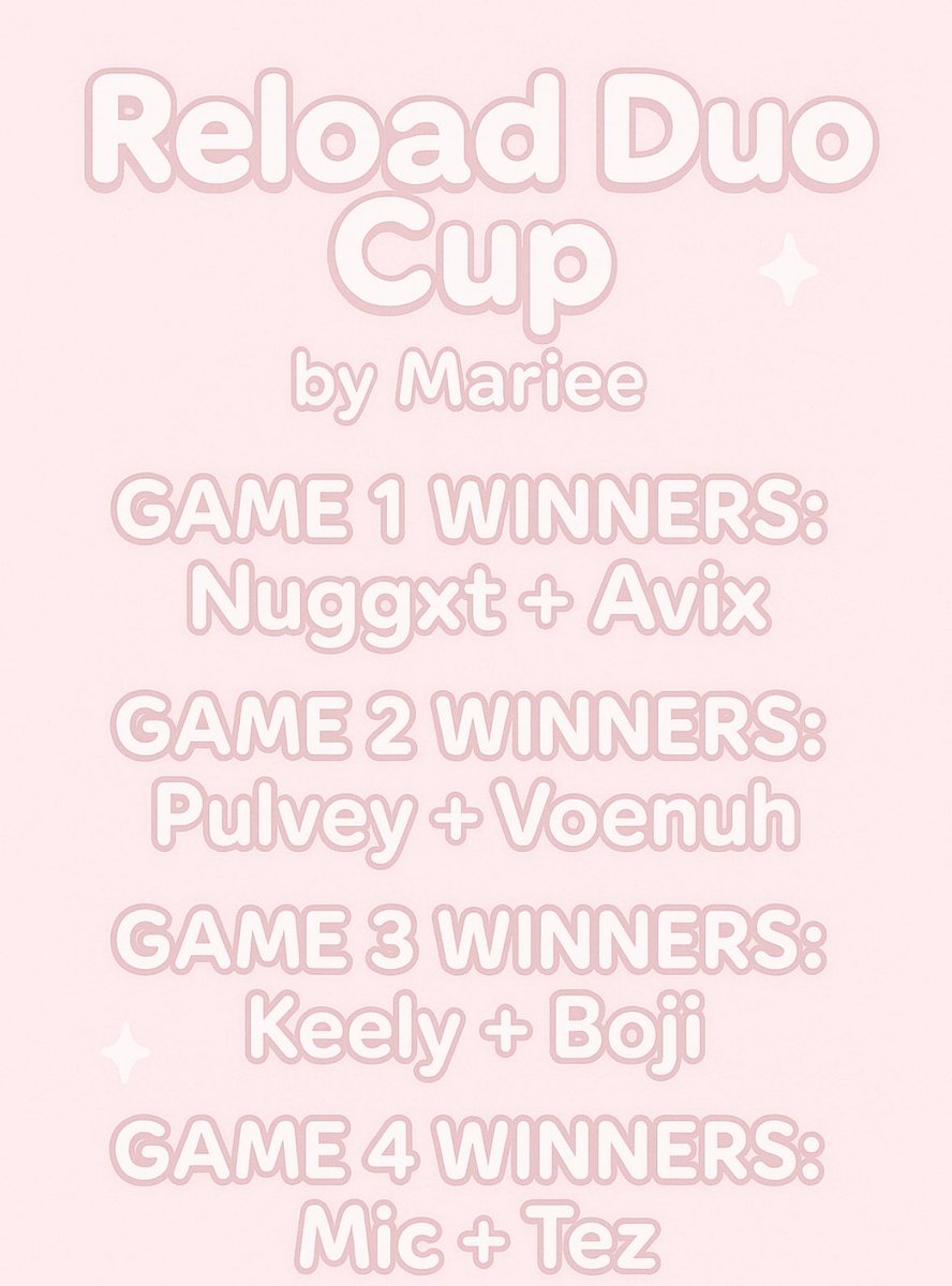 🥇in game 3 w/<a href="/1xboji/">Boji</a> ($50) 
tysm for hosting marie :)
