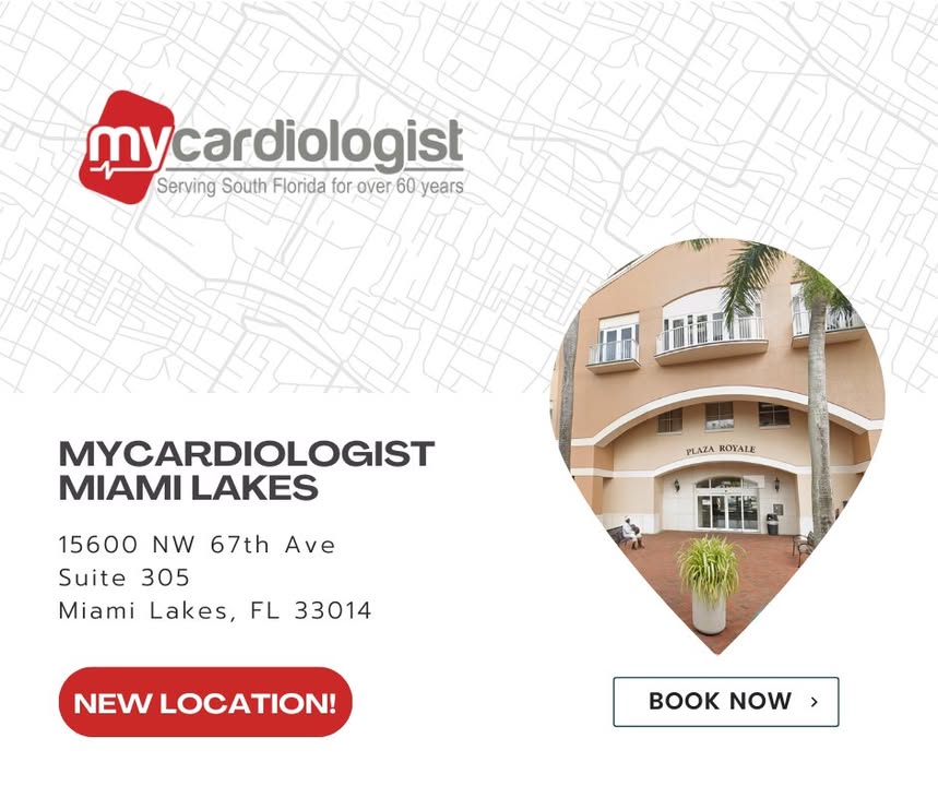 Have you heard? Our new Miami Lakes location is open! We’re excited to bring expert heart care to Miami Lakes!

🏥 MyCardiologist Miami Lakes
📍 15600 NW 67th Ave, Suite 305, Miami Lakes

Call (305) 666-4633 or visit mycardiologist.com/miami-lakes to schedule your appointment today!